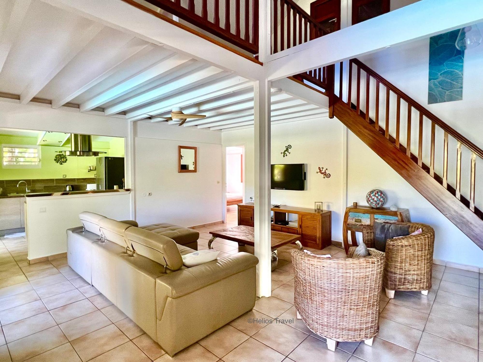 Villa Cannelle. Secteur Royal. Deshaies
